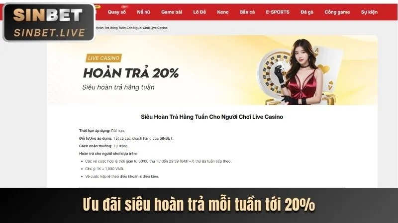 Ưu đãi dành cho thể thao